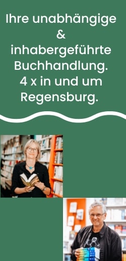 Per Klick erfährt man mehr über die Buchhandlung. Auf zwei Fotos sind eine Frau und ein Mann zu sehen